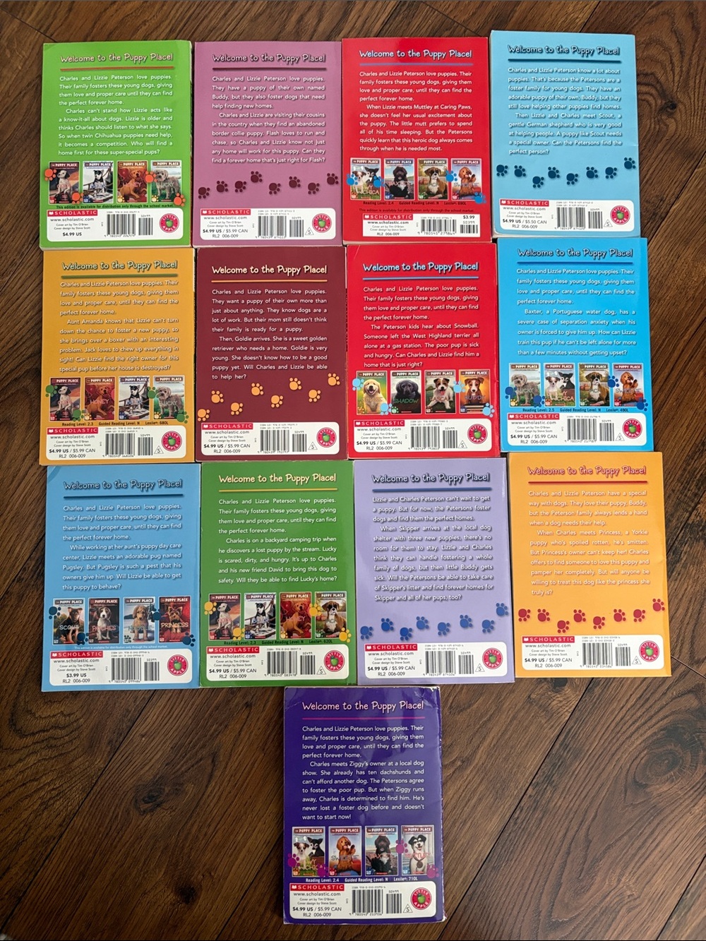 Scholastic Puppy Place Collection — Bright Multi‑Color Puppy Covers - Picture 6 of 9